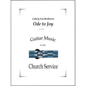 Ode to Joy arranged for guitar