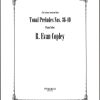 Tonal Preludes 36-40 by R, Evan Copley