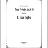 Tonal Preludes Nos. 6-10 for Piano by R. Evan Copley