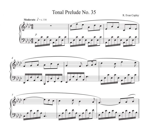 Tonal Prelude No. 35 by R. Evan Copley
