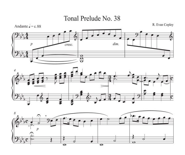Tonal Prelude 38 by R, Evan Copley