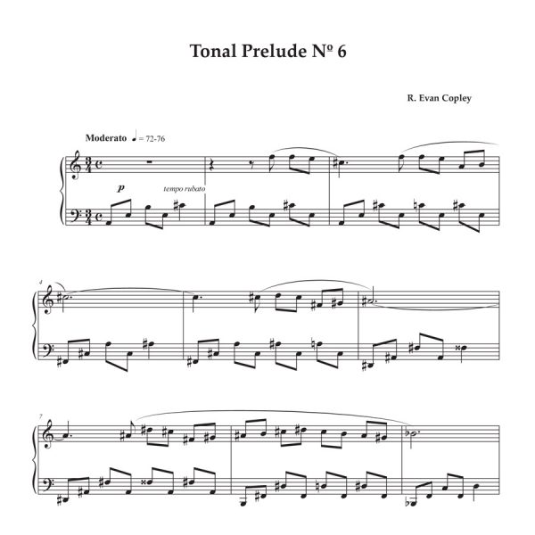 Tonal Prelude No. 6 by R. Evan Copley