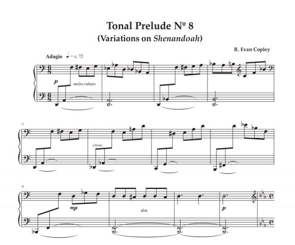 Tonal Prelude No. 8 by R. Evan Copley