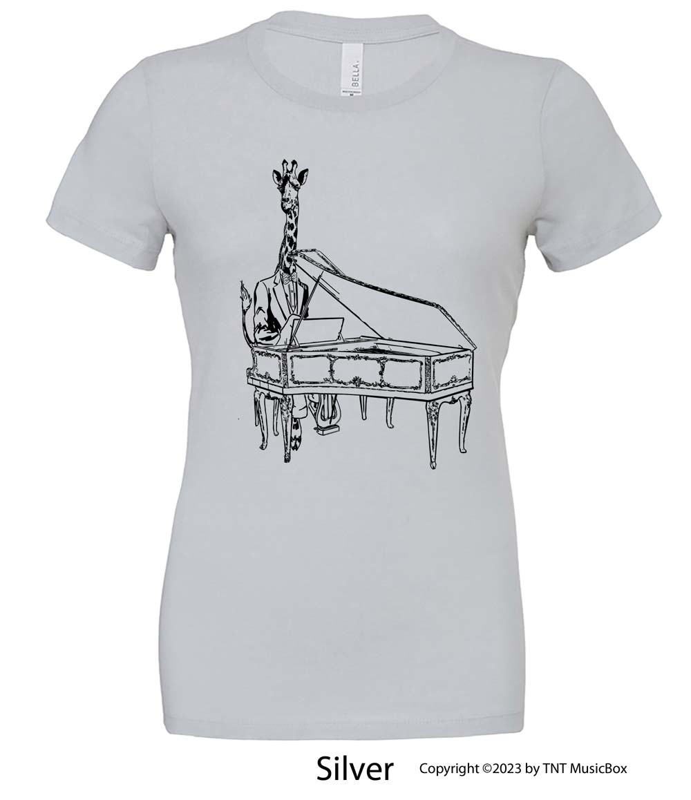 Giraffe Playing Piano – Relaxed Fit