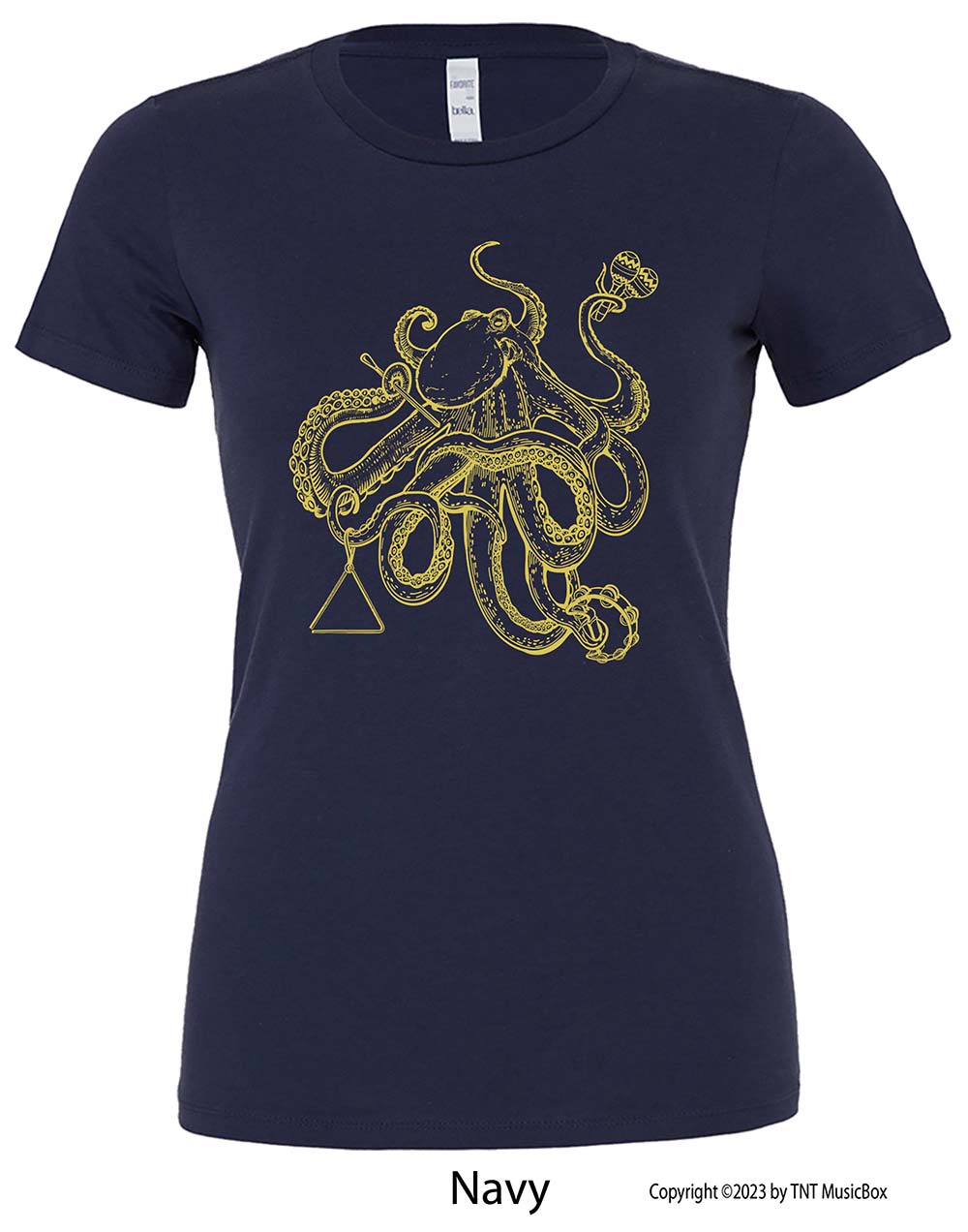 Octopus Playing Percussion – Slim Fit