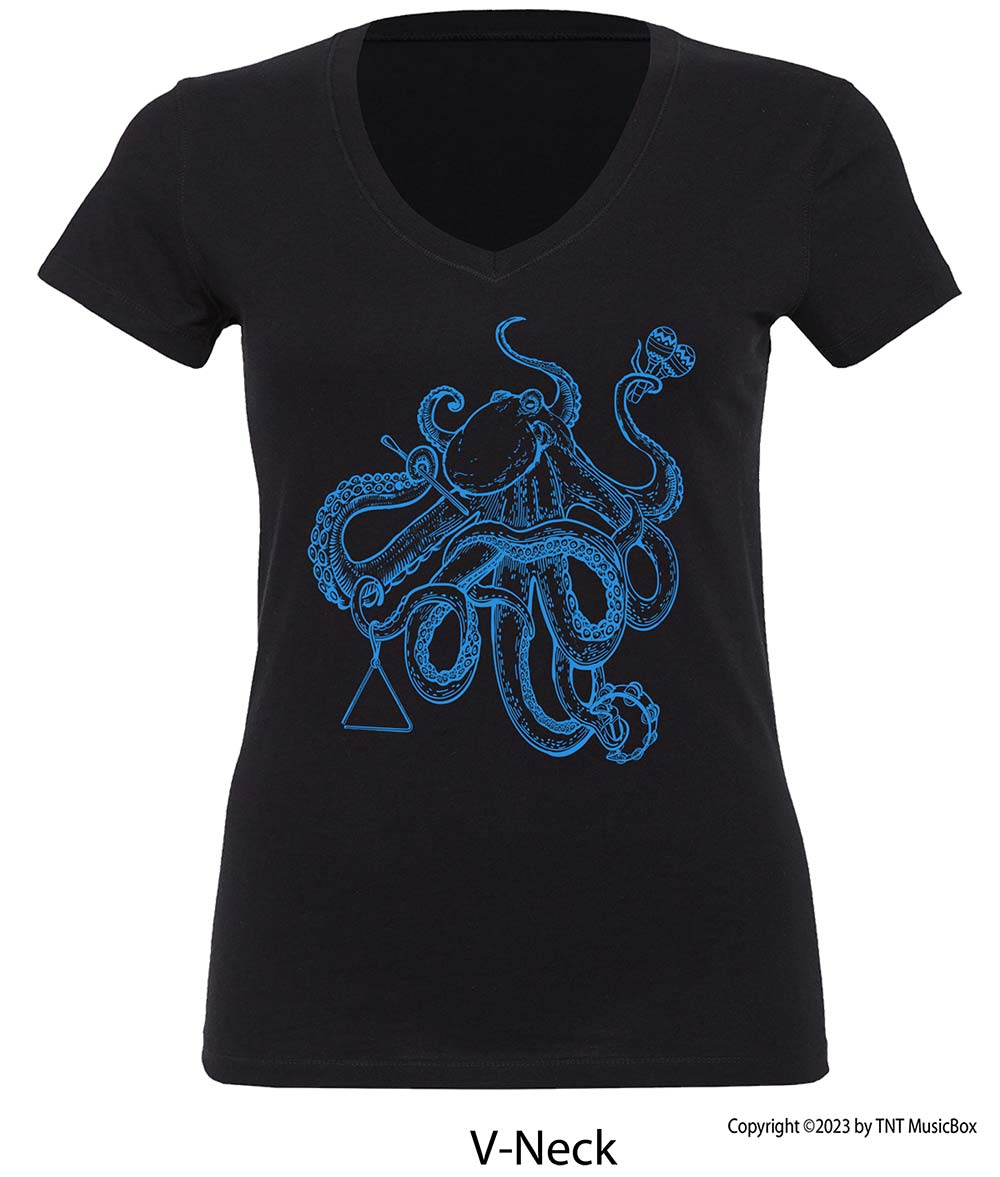 Octopus Playing Percussion – Slim Fit