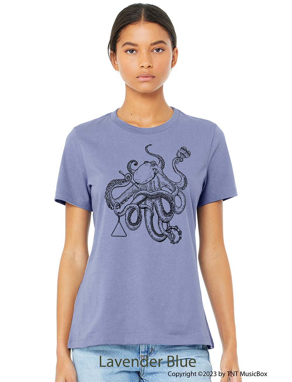 Octopus Playing Percussion – Relaxed Fit