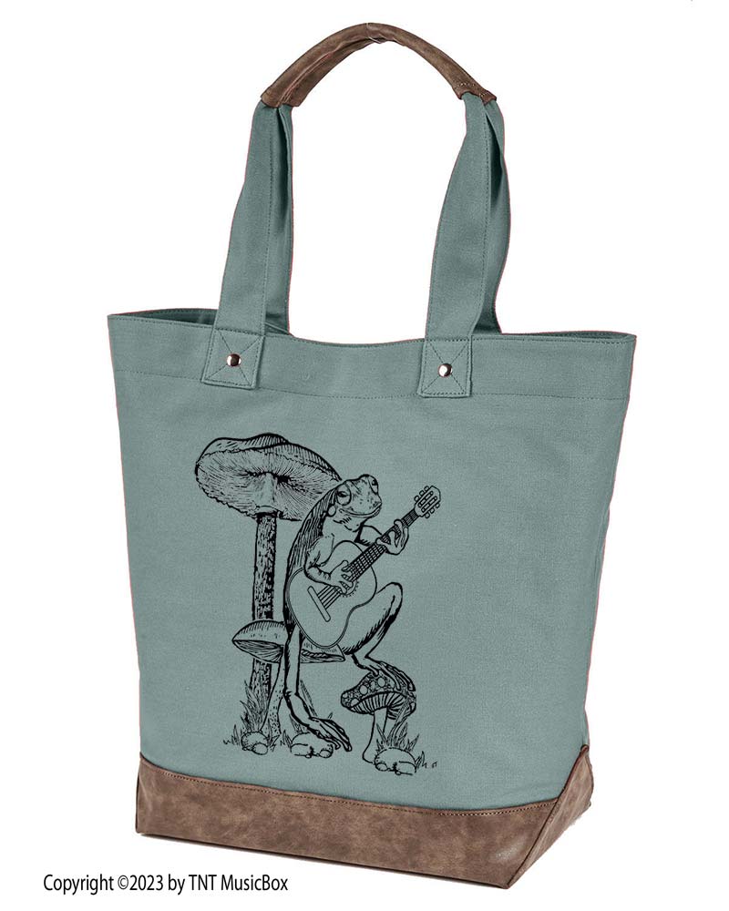 Frog Playing Guitar Musician’s Tote