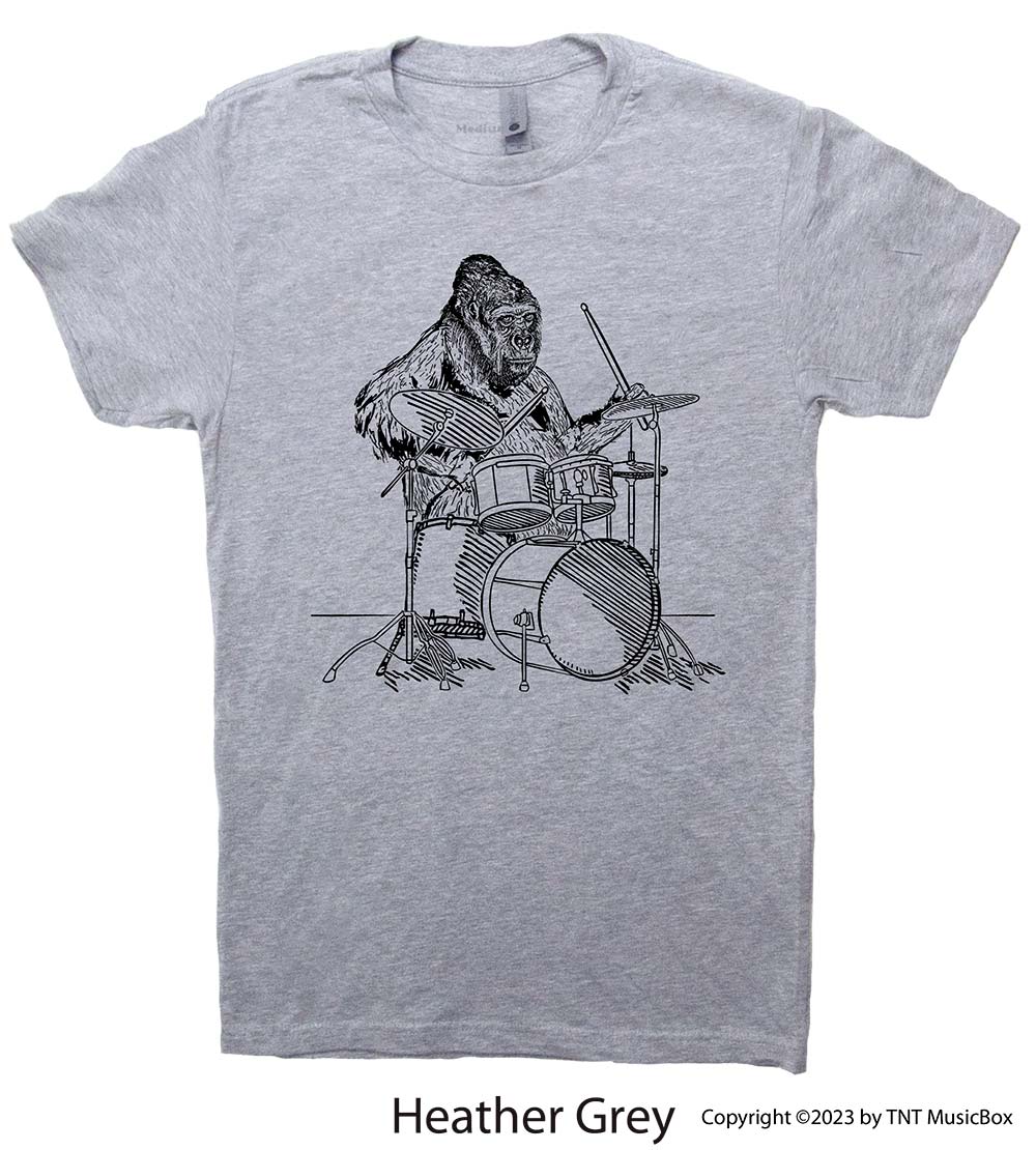 Gorilla Playing Drums