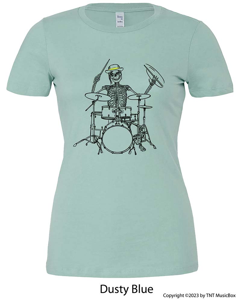 Skeleton Playing Drums – Relaxed Fit
